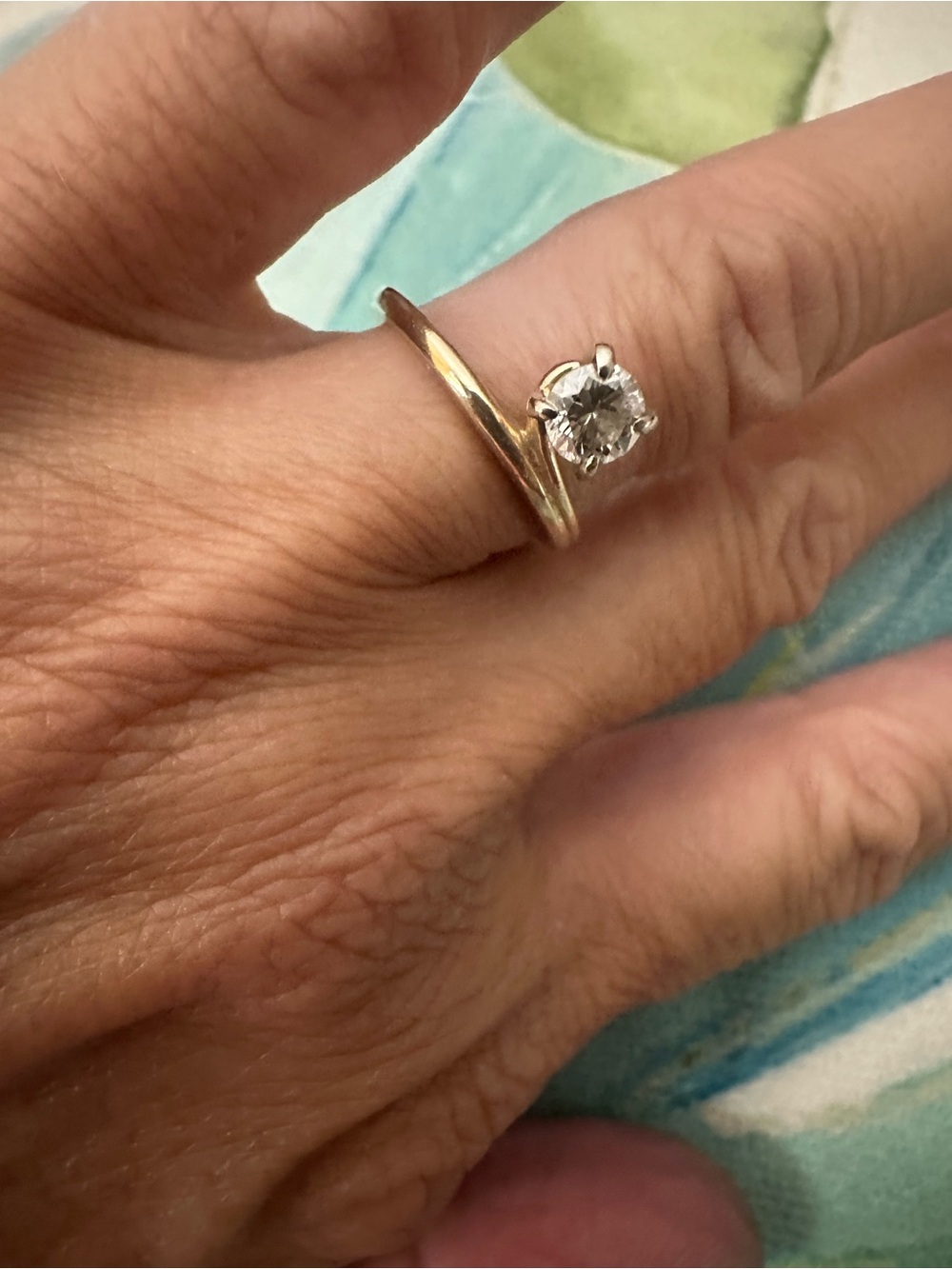 Vintage 14k/Diamond Ring,6